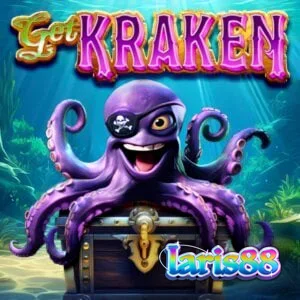 Tampilan visual gulungan slot Get Kraken dengan tema bawah laut
